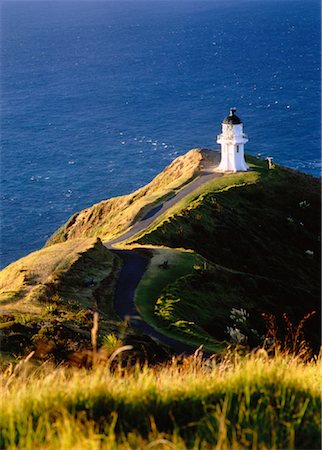 simsearch:700-00042784,k - Lighthouse, Cape Reinga Tasman Sea, North Island New Zealand Foto de stock - Direito Controlado, Número: 700-00042995
