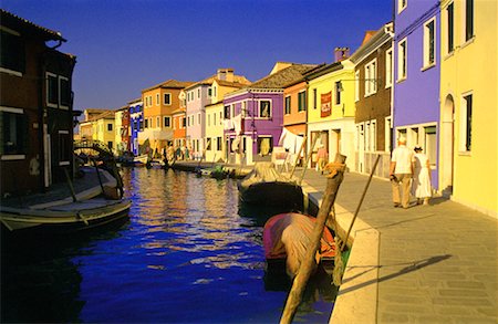 Island of Burano, Venetian Lagoon Italy Stock Photo - Rights-Managed, Code: 700-00043282