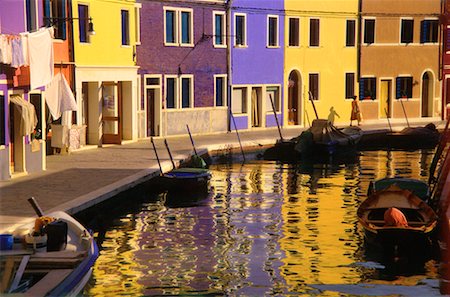 Island of Burano, Venetian Lagoon Italy Stock Photo - Rights-Managed, Code: 700-00043283