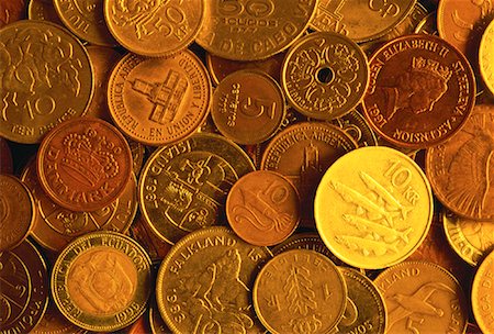 simsearch:700-00049187,k - Various International Coins Stock Photo - Rights-Managed, Code: 700-00055007