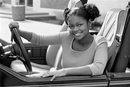 simsearch:700-00066767,k - Portrait of Teenage Girl Sitting in Jeep Stock Photo - Rights-Managed, Code: 700-00055407