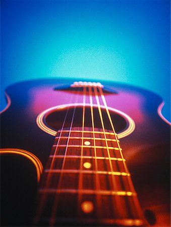 Close-Up of Guitar Stock Photo - Rights-Managed, Code: 700-00055973