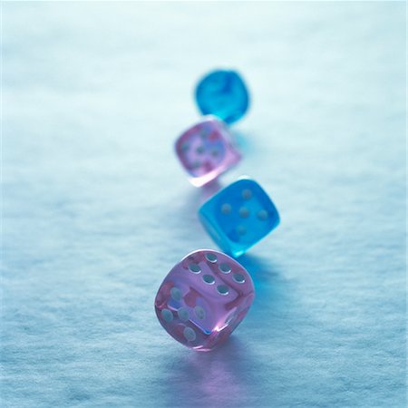 symbols dice - Transparent Red and Blue Dice Stock Photo - Rights-Managed, Code: 700-00056345