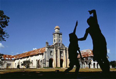 Children Playing near Church Bohol Province, Philippines Stock Photo - Rights-Managed, Code: 700-00056749