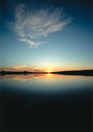 simsearch:700-00186272,k - Sunset on Horizon with Lake and Trees, Albany, Western Australia Australia Stock Photo - Rights-Managed, Code: 700-00056742