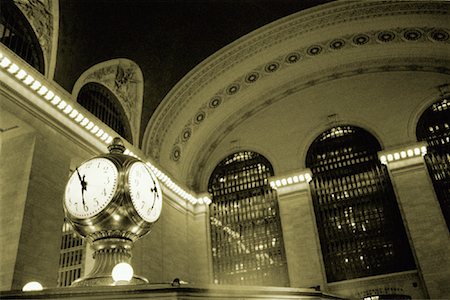 Clock Inside Grand Central Station New York, New York, USA Stock Photo - Rights-Managed, Code: 700-00057770