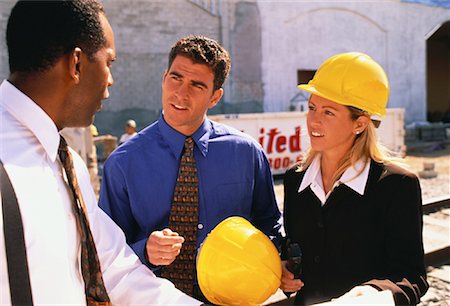 Business People Talking at Construction Site Stock Photo - Rights-Managed, Code: 700-00059143