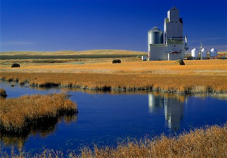 saskatchewan grain farm photos - Farmland and Grain Elevator Near Estevan Saskatchewan, Canada Stock Photo - Rights-Managed, Code: 700-00059626