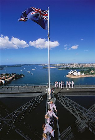 People Climbing Sydney Harbour Bridge, Sydney, NSW, Australia Stock Photo - Rights-Managed, Code: 700-00050292