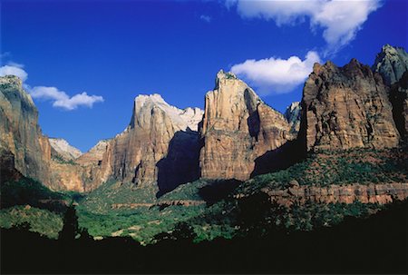 simsearch:700-00076891,k - Die Patriarchen, Virgin River Zion Nationalpark, Utah, USA Stockbilder - Lizenzpflichtiges, Bildnummer: 700-00050329