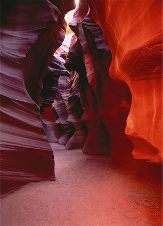 Canyon Interior, Antelope Canyon Page, Arizona, USA Photographie de stock - Rights-Managed, Code: 700-00050333