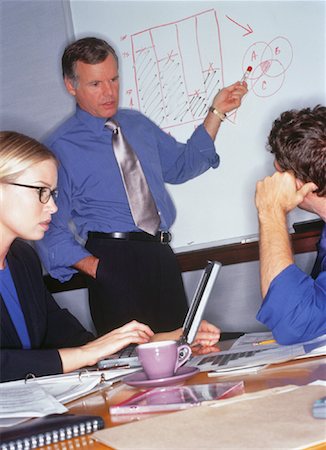 simsearch:632-01157586,k - Businessman Giving Presentation Using White Board Stock Photo - Rights-Managed, Code: 700-00050939