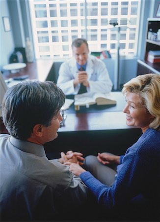 Mature Couple in Doctor's Office Stock Photo - Rights-Managed, Code: 700-00050989