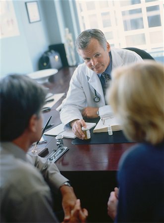 drugs results - Mature Couple in Doctor's Office Stock Photo - Rights-Managed, Code: 700-00050997