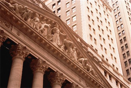 New York Stock Exchange New York City, New York, USA Foto de stock - Con derechos protegidos, Código: 700-00051374