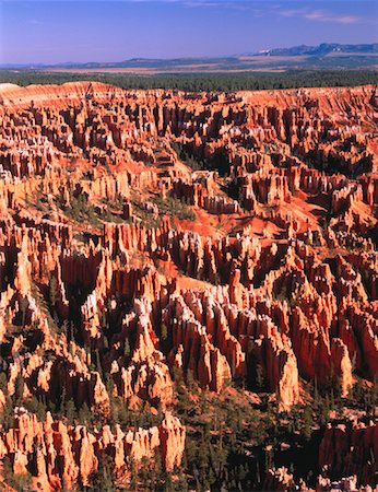 simsearch:700-00054478,k - Overview of The Hoodoos Bryce Canyon National Park Badlands, Utah, USA Stock Photo - Rights-Managed, Code: 700-00051455