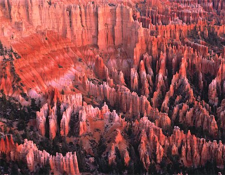 simsearch:700-00054478,k - Overview of The Hoodoos Bryce Canyon National Park Badlands, Utah, USA Stock Photo - Rights-Managed, Code: 700-00051456