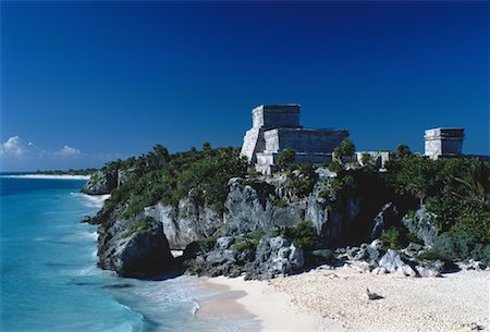 simsearch:700-00592931,k - Mayan Coast and Castle Tulum, Quintana Roo Mexico Stock Photo - Rights-Managed, Code: 700-00051575