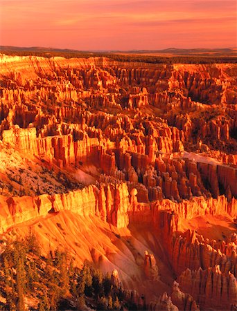 simsearch:700-00052576,k - Les cheminées de fée au Badlands Sunrise Bryce Canyon National Park, Utah, Etats-Unis Photographie de stock - Rights-Managed, Code: 700-00051860