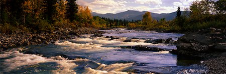 Highwood River in Autumn Kananaskis Country, Alberta Canada Stock Photo - Rights-Managed, Code: 700-00052694