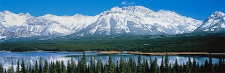 simsearch:700-00066608,k - Untere Kananaskis See und Schnee bedeckt Berge, Kananaskis Country, Alberta Kanada Stockbilder - Lizenzpflichtiges, Bildnummer: 700-00052695