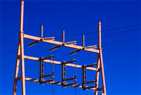 Close-Up of Transmission Tower Calgary, Alberta, Canada Stock Photo - Rights-Managed, Code: 700-00052740