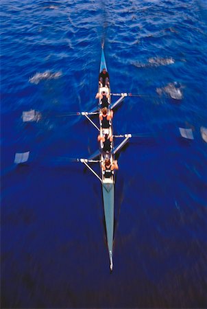 sculling boat view from above - Overhead View of Rowers Stock Photo - Rights-Managed, Code: 700-00053137