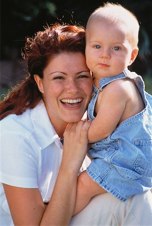 simsearch:700-00061273,k - Portrait of Mother and Child Outdoors Stock Photo - Rights-Managed, Code: 700-00053437