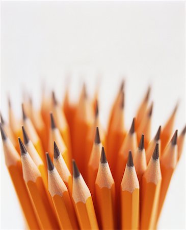 simsearch:400-04777216,k - Close-up of Bunch of Sharpened Pencils Foto de stock - Con derechos protegidos, Código: 700-00053729
