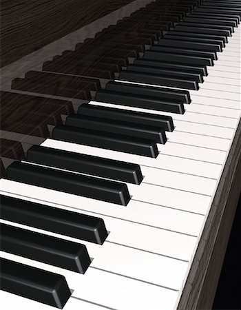 simsearch:700-02757138,k - Close-Up of Piano Keyboard Stock Photo - Rights-Managed, Code: 700-00053723