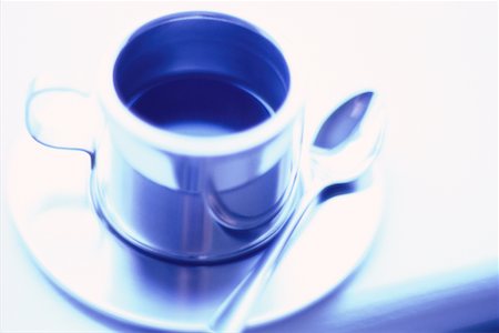 simsearch:700-05973280,k - Coffee Cup, Saucer and Spoon Foto de stock - Con derechos protegidos, Código: 700-00065379