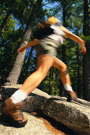 simsearch:700-03439964,k - Blurred Woman Hiking Belgrade Lakes, Maine, USA Foto de stock - Direito Controlado, Número: 700-00066237