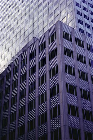 Close-Up of Office Towers New York, New York, USA Foto de stock - Con derechos protegidos, Código: 700-00066325