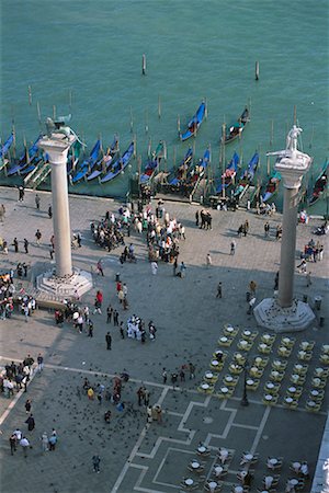 Aerial View of Molo di San Marco Venice, Italy Foto de stock - Con derechos protegidos, Código: 700-00066508