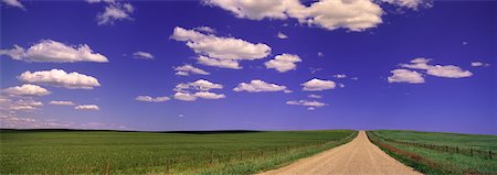 simsearch:700-00554063,k - Chemin de terre, le paysage et ciel Crossfield, Alberta, Canada Photographie de stock - Rights-Managed, Code: 700-00067248