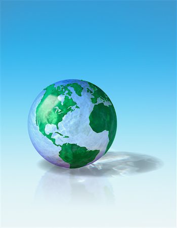 simsearch:700-00042293,k - Glass Globe and Shadow North and South America Stock Photo - Rights-Managed, Code: 700-00068616