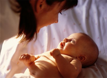 simsearch:700-00075000,k - Close-Up of Mother and Baby Stock Photo - Rights-Managed, Code: 700-00069750