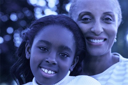 simsearch:700-00087526,k - Portrait of Grandmother and Granddaughter Outdoors Stock Photo - Rights-Managed, Code: 700-00069852