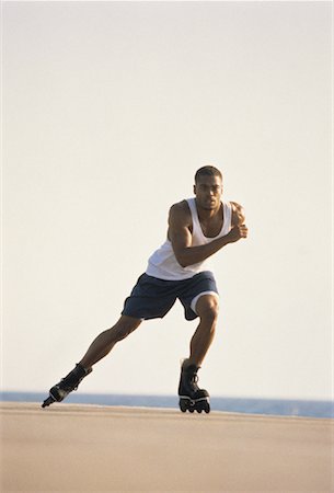 Man In-Line Skating Stock Photo - Rights-Managed, Code: 700-00060580