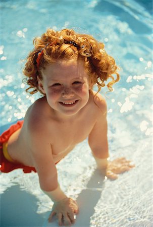 simsearch:700-00195529,k - Portrait of Girl in Swimming Pool Stock Photo - Rights-Managed, Code: 700-00061226