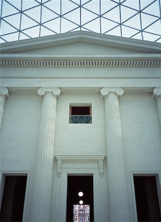 Columns and Entrance at The British Museum, London, England Fotografie stock - Rights-Managed, Codice: 700-00062246
