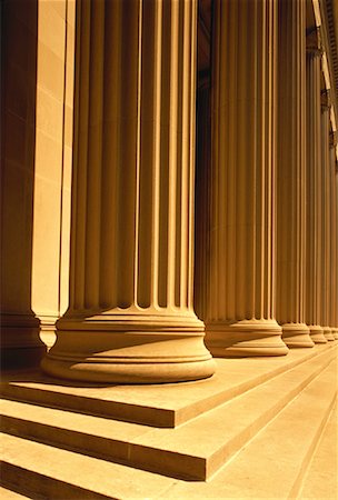 Columns at MIT Boston, Massachusetts, USA Foto de stock - Con derechos protegidos, Código: 700-00062401
