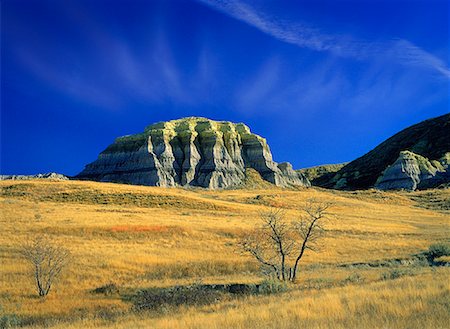 Landscape and Rock Formation Big Muddy Valley, Saskatchewan Canada Stock Photo - Rights-Managed, Code: 700-00062625