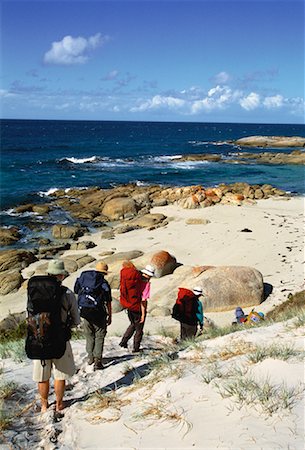 simsearch:862-03289027,k - Bay of Fires guidé à pied Tasmania, Australie Photographie de stock - Rights-Managed, Code: 700-00062795