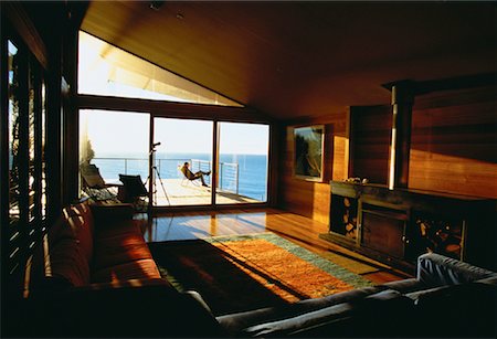 Interior of Bay of Fires Lodge Tasmania, Australia Foto de stock - Con derechos protegidos, Código: 700-00062813