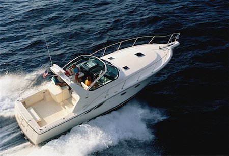 simsearch:700-00768094,k - Vue aérienne du bateau sur l'eau du Gulf Stream, Florida, USA Photographie de stock - Rights-Managed, Code: 700-00063776