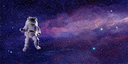 simsearch:700-00073323,k - Astronaute flottant dans l'espace Photographie de stock - Rights-Managed, Code: 700-00074541