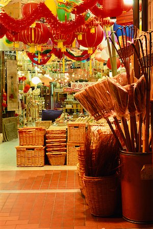 Wicker Shop in Chinatown Market Vancouver, British Columbia Canada Stock Photo - Rights-Managed, Code: 700-00074679