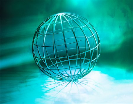 Wire Globe Stock Photo - Rights-Managed, Code: 700-00075379