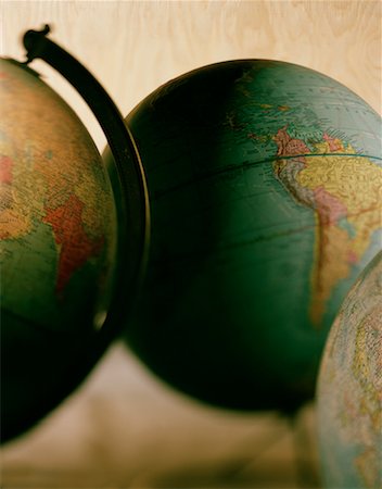 Three Globes Stock Photo - Rights-Managed, Code: 700-00075370